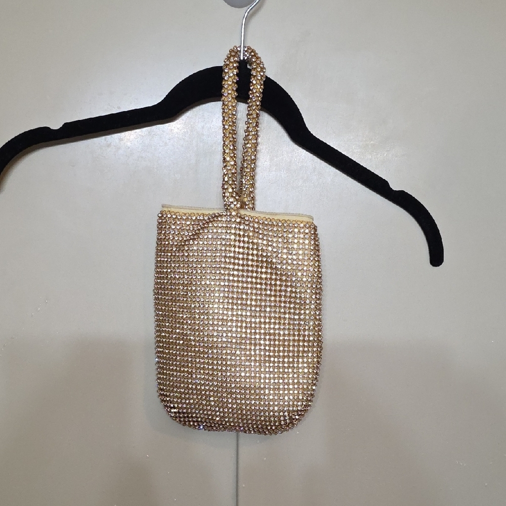 Real Collectibles by Adrienne Gold Beaded Wristlet
